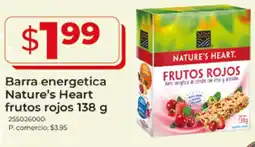 Tia Nature's heart barra energetica frutos rojos oferta
