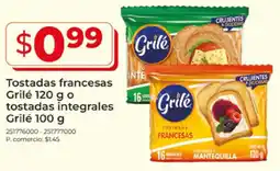 Tia Grilé tostadas francesas o tostadas integrales oferta