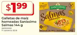 Tia Sanissimo galletas de maíz horneadas salmas oferta