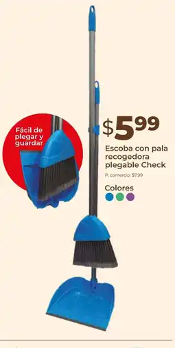 Tia Check escoba con pala recogedora plegable oferta