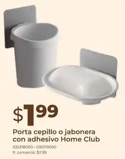 Tia Home club porta cepillo o jabonera con adhesivo oferta