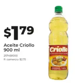 Tia Criollo aceite oferta