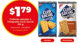 Tia Club social galletas saladas o integrales oferta
