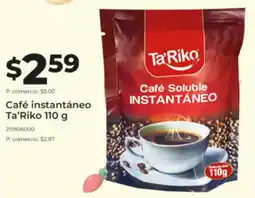 Tia Ta'riko café instantáneo oferta