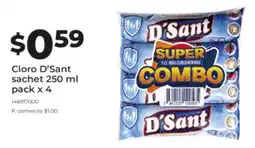 Tia D'sant cloro sachet oferta