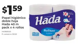 Tia Hada papel higiénico doble hoja oferta