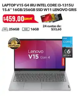 Tia Lenovo laptop v15 g4 iru intel core i3-1315u 15.6" oferta