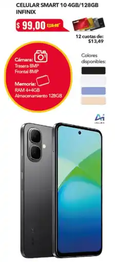 Tia Infinix celular smart 10 oferta