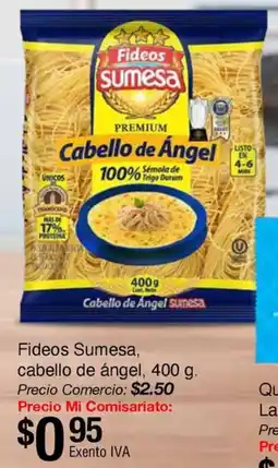 Mi Comisariato Fideos sumesa cabello de ángel oferta