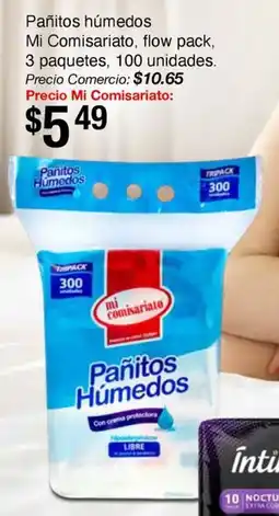 Mi Comisariato Panitos húmedos mi comisariato, flow pack oferta