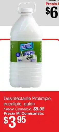 Mi Comisariato Prolimpio desinfectante eucalipto, galón oferta