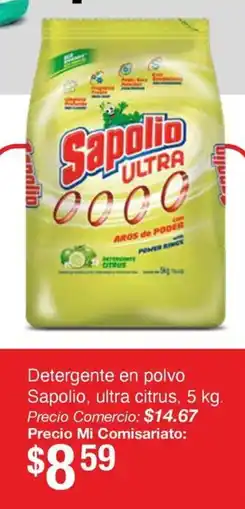 Mi Comisariato Sapolio detergente en polvo ultra citrus oferta