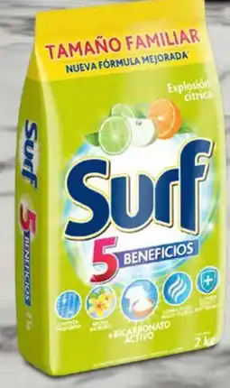 Mi Comisariato Surf detergente en polvo explosión cítrica oferta