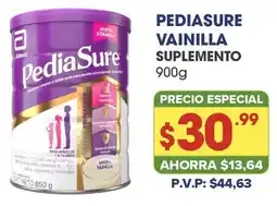Farmacias SanaSana Pediasure vainilla suplemento oferta