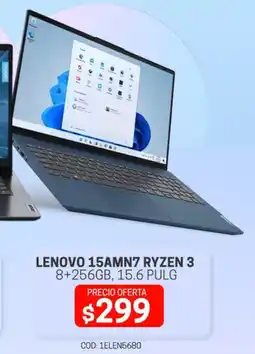 Novicompu Lenovo 15amn7 ryzen 3 oferta