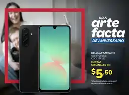Artefacta Samsung celular oferta