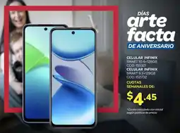 Artefacta Infinix celular oferta