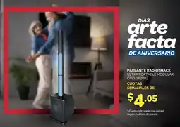Artefacta Radioshack parlante oferta