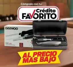 Akí Daewoo cuchillos eléctricos oferta