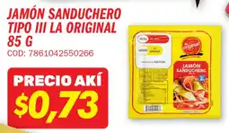 Akí La Original jamón sanduchero tipo III oferta