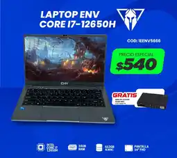 Novicompu ENV Laptop Core i7-12650H oferta