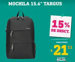 Coral Hipermercados Targus mochila 15.6" oferta