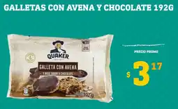 Coral Hipermercados Quaker galletas con avena y chocolate oferta