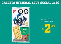 Coral Hipermercados Club social galleta integral oferta