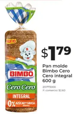 Tia Bimbo cero cero pan molde integral oferta