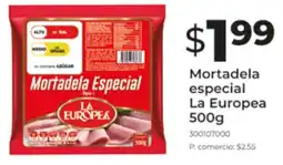 Tia La europea mortadela especial oferta