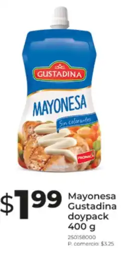 Tia Gustadina mayonesa doypack oferta