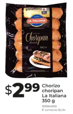 Tia La italiana chorizo choripan oferta