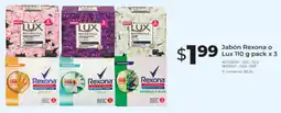 Tia Rexona o lux jabón oferta