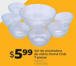 Tia Home club set de ensaladera de vidrio oferta