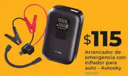 Tia Arrancador de emergencia con inflador para auto - autosky oferta