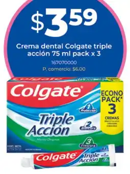 Tia Colgate triple acción crema dental oferta