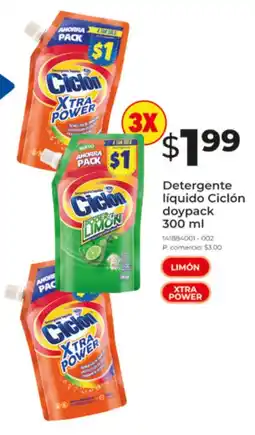 Tia Ciclón detergente líquido doypack oferta