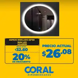 Coral Hipermercados Espejo biselado oferta