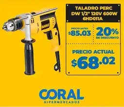 Coral Hipermercados Taladro perc dw 1/2" oferta