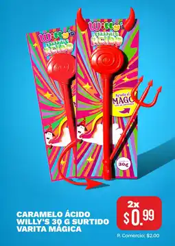Tia Caramelo ácido willy's surtido varita magica oferta