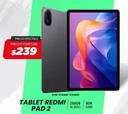 Novicompu Redmi tablet pad 2 oferta