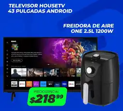 Novicompu Televisor housetv 43 pulgadas android oferta