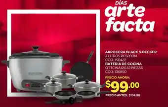 Artefacta Black & decker arrocera oferta
