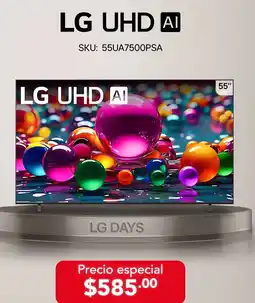 Almacenes Japón Lg uhd ai 55" oferta