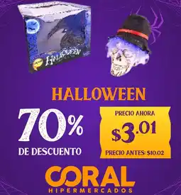 Coral Hipermercados Halloween oferta