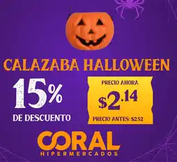 Coral Hipermercados Calazaba halloween oferta