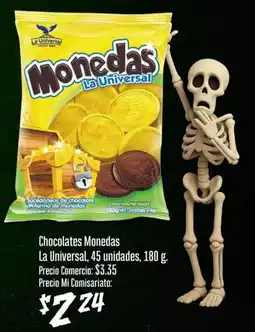 Mi Comisariato Monedas chocolates la universal oferta