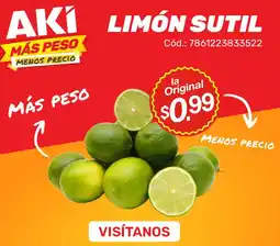Akí Limón sutil oferta