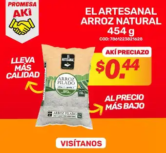 Akí El artesanal arroz natural oferta