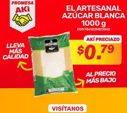 Akí El artesanal azúcar blanca oferta